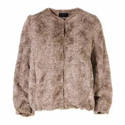Faux Fur Jacket Heidi Beige By Aggi