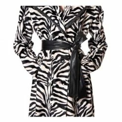 Maxine Monochrome Coat By Aggi -Aggi Elegant Store aptsvc2nqudmaf3qiaj1