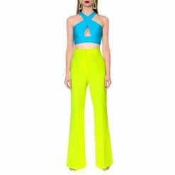 Camilla Yellow Laser Pants - Long By Aggi 11 Camilla Yellow Laser Pants - Long By Aggi -Aggi Elegant Store bcikjmctor25hth8e4ez