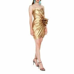 Dress Alessandra Vegas Gold By Aggi -Aggi Elegant Store boftvzn44utjcuiog9tx