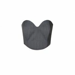 Lara Downtown Grey Corset Top By Aggi