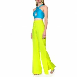 Camilla Yellow Laser Pants By Aggi -Aggi Elegant Store cihuati0tfbzdfvpznjr