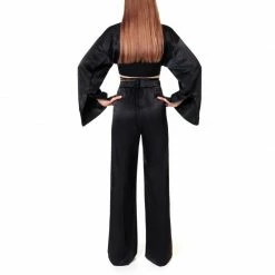 Lauren Glossy Black Blouse By Aggi -Aggi Elegant Store ciqzw1sxihucpalh11qd 1