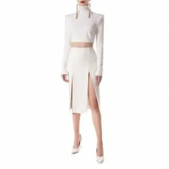 Salma Ecru White Skirt By Aggi 7 Salma Ecru White Skirt By Aggi -Aggi Elegant Store ctphpslzwqzlmaimeudm