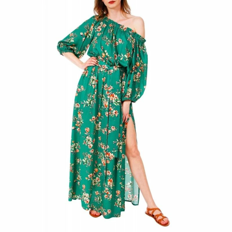 Jill Green Flowers Dress By Aggi 4 Jill Green Flowers Dress By Aggi - Image 2