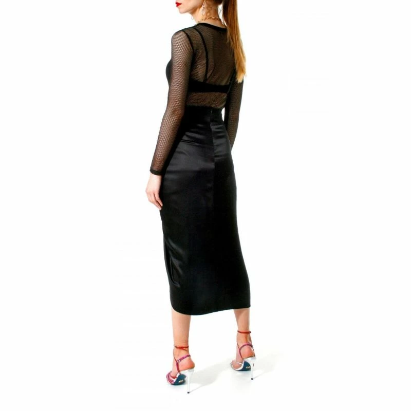 Katy Glossy Black Skirt By Aggi 5 Katy Glossy Black Skirt By Aggi - Image 3