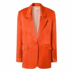 Bellamy Satin Nasturtium Blazer By Aggi