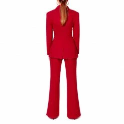 Isabella Lipstick Red Blazer By Aggi -Aggi Elegant Store dycnwn51tak7orfdpcvh