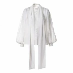 Linda Muslin White Blouse By Aggi