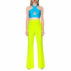 Camilla Yellow Laser Pants By Aggi -Aggi Elegant Store e6tulq15orevlmf9svps