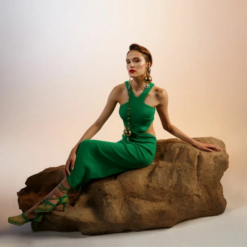 Giselle Brasil Green Dress By Aggi 5 Giselle Brasil Green Dress By Aggi - Image 3