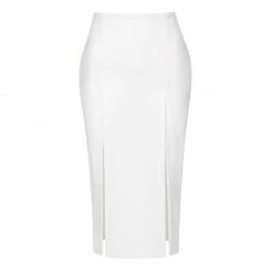Salma Ecru White Skirt By Aggi