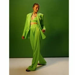 Bellamy Satin Green Flash Blazer By Aggi -Aggi Elegant Store f2zh85vqvnkvsjt7kfqt