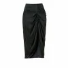 Katy Glossy Black Skirt By Aggi
