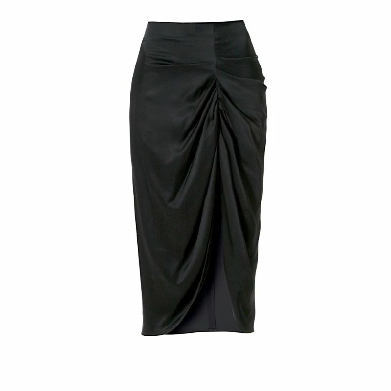 Katy Glossy Black Skirt By Aggi 3 Katy Glossy Black Skirt By Aggi
