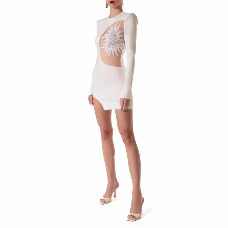 Rebel Ecru White Dress By Aggi 4 Rebel Ecru White Dress By Aggi - Image 3
