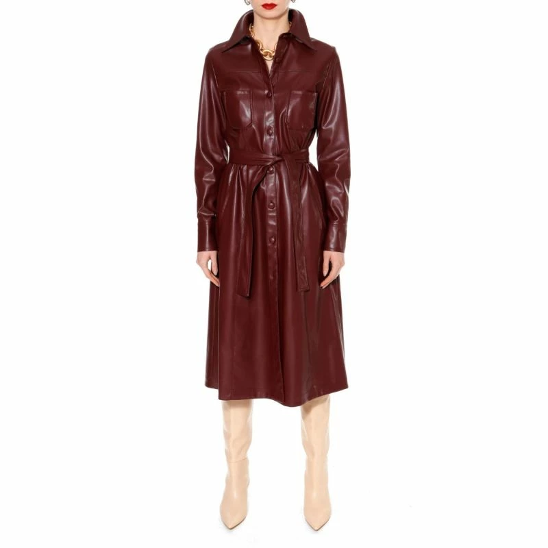 Alexandra Malaga Wine Dress By Aggi 4 Alexandra Malaga Wine Dress By Aggi - Image 2