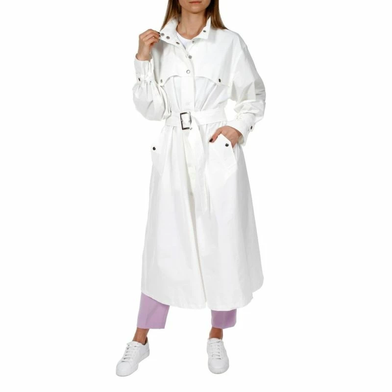 Vanda White Milk Trench Coat By Aggi 4 Vanda White Milk Trench Coat By Aggi - Image 2