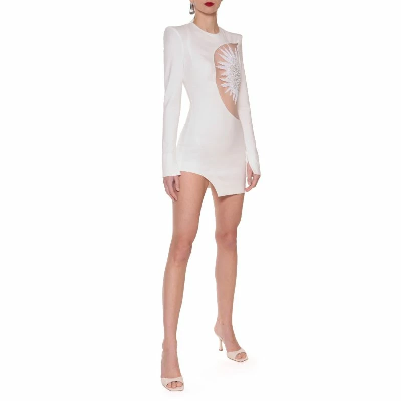 Rebel Ecru White Dress By Aggi 5 Rebel Ecru White Dress By Aggi - Image 4