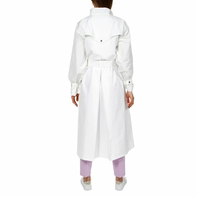 Vanda White Milk Trench Coat By Aggi 5 Vanda White Milk Trench Coat By Aggi - Image 3