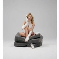 Giulia Bright White Dress By Aggi -Aggi Elegant Store j4kzfuw6rcy3gk6mdz81