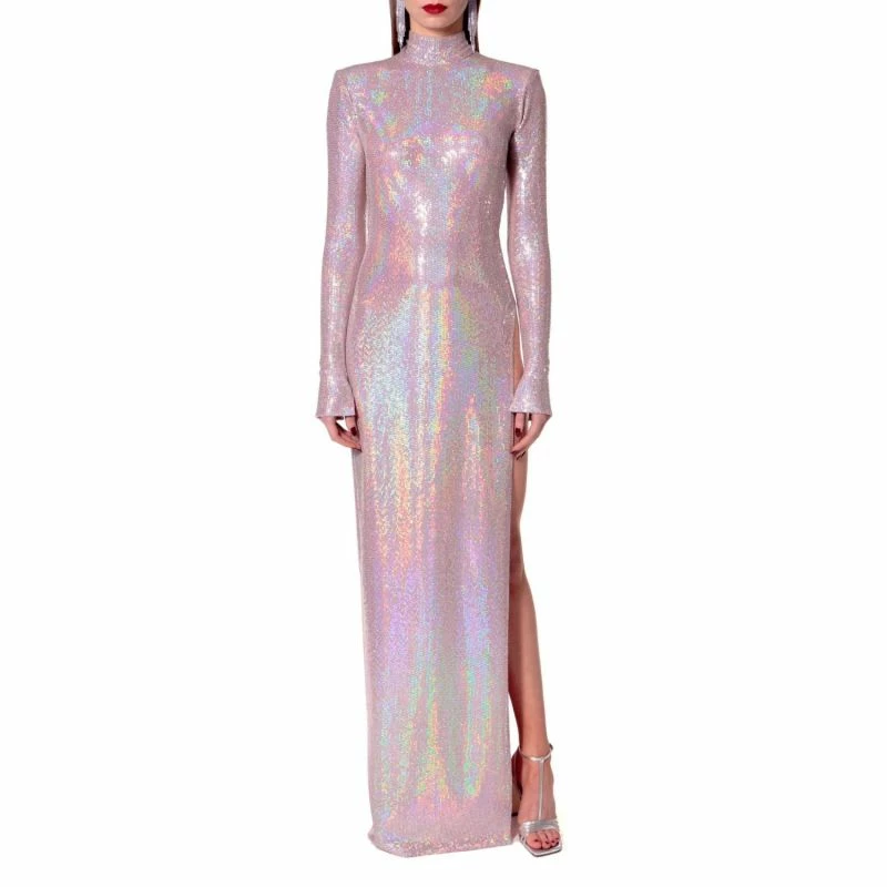 Candice Holographic Pink Dress By Aggi 7 Candice Holographic Pink Dress By Aggi - Image 5