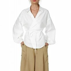 Laynie White Shirt By Aggi -Aggi Elegant Store k1igrtv52xfyxgncjshc