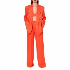 Bellamy Satin Nasturtium Blazer By Aggi -Aggi Elegant Store kfiazsjbntybygomimow 1