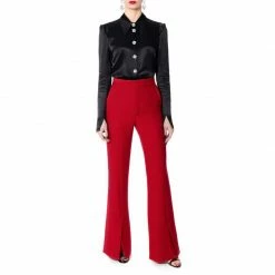 Monica Lipstick Red Pants By Aggi -Aggi Elegant Store kgyejkccvczo0crs1jdr