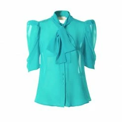 Angel Turquoise Blouse By Aggi