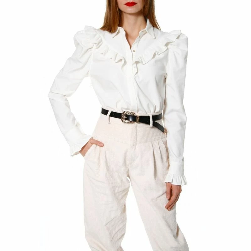 Fany Whisper White Blouse By Aggi 4 Fany Whisper White Blouse By Aggi - Image 2