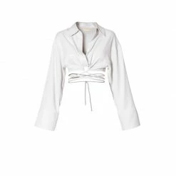 Lauren Bright White Blouse By Aggi