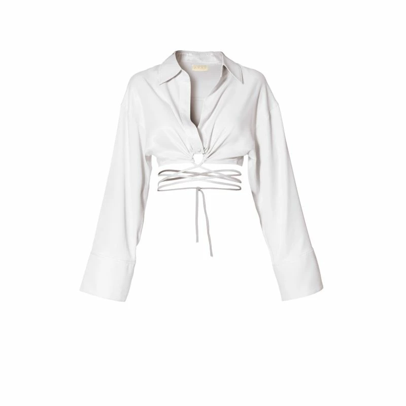 Lauren Bright White Blouse By Aggi 3 Lauren Bright White Blouse By Aggi