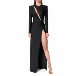 Adriana Power Black Dress By Aggi -Aggi Elegant Store lbn38kchuzzdixey2kmj