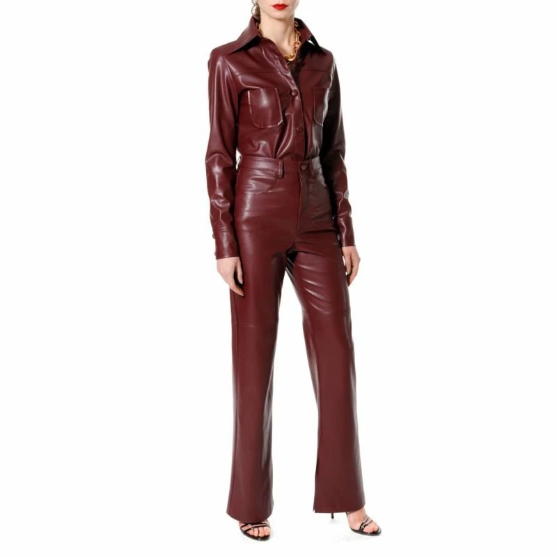 Nora Malaga Wine Pants By Aggi 4 Nora Malaga Wine Pants By Aggi - Image 2