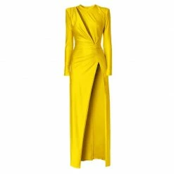 Adriana Super Yellow Dress By Aggi