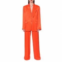 Bellamy Satin Nasturtium Blazer By Aggi -Aggi Elegant Store n2j9potsx5pbmsdmsmfd