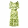 Taja White-Lime Dress By Aggi