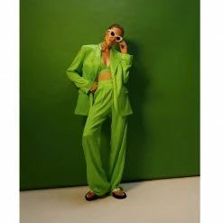 Jessie Satin Green Flash Pants By Aggi -Aggi Elegant Store nicjcpin0arnqpjtfsoc