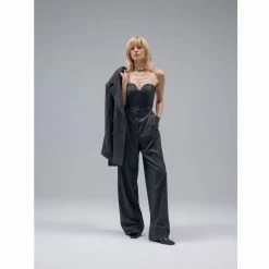 Lara Downtown Grey Corset Top By Aggi -Aggi Elegant Store nmovcoqjcq3wt1uaxafv