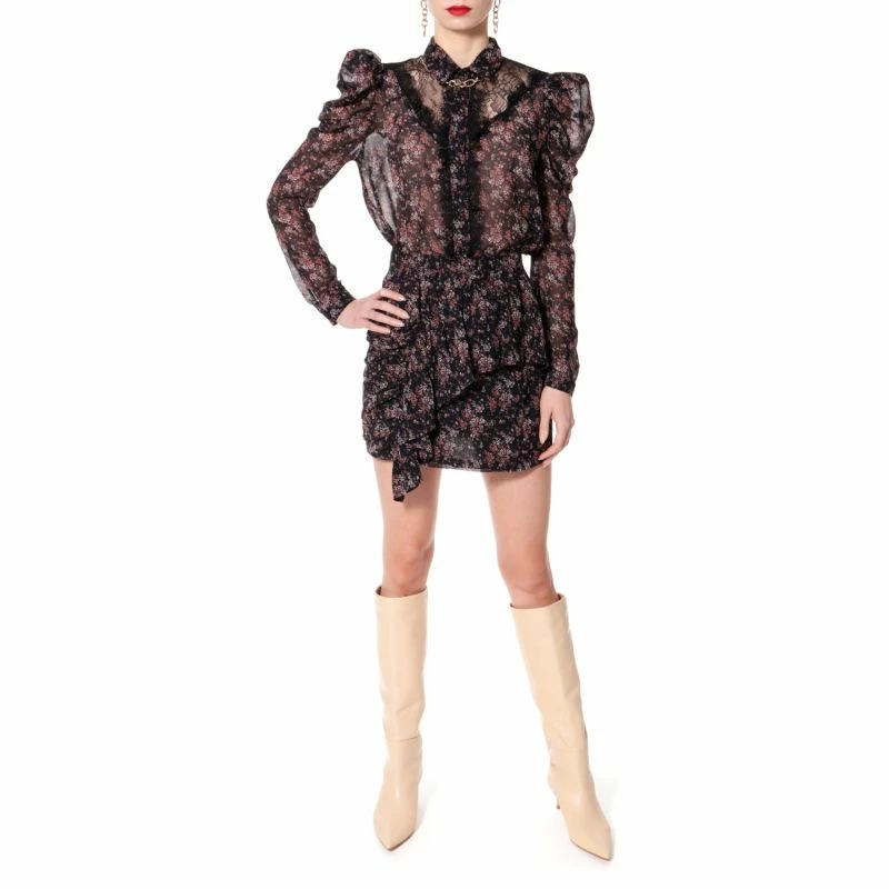 Chiffon Shirt Cunegonde Caviar By Aggi 4 Chiffon Shirt Cunegonde Caviar By Aggi - Image 2