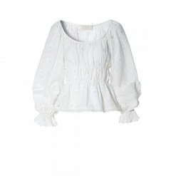 Anita Origami White Blouse By Aggi