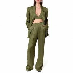 Bellamy Satin Olive Branch Blazer By Aggi 7 Bellamy Satin Olive Branch Blazer By Aggi -Aggi Elegant Store okmph5yqshztnhupmg5h 1