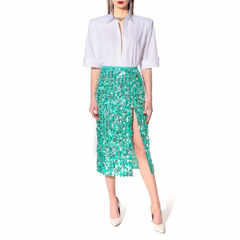 Layla Spectra Green Skirt By Aggi 4 Layla Spectra Green Skirt By Aggi - Image 2