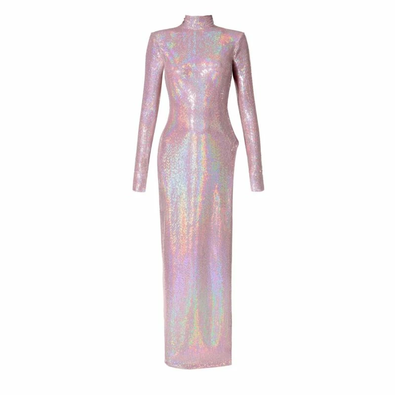 Candice Holographic Pink Dress By Aggi 3 Candice Holographic Pink Dress By Aggi