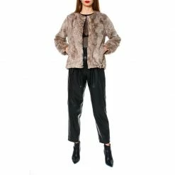 Faux Fur Jacket Heidi Beige By Aggi -Aggi Elegant Store p7sbyadsvbaywbqno5sv