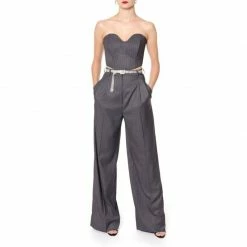 Lara Downtown Grey Corset Top By Aggi -Aggi Elegant Store pfvdvpbh3v8hbvtzecyt