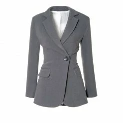Isabella Baltic Grey Blazer By Aggi