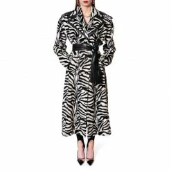 Maxine Monochrome Coat By Aggi -Aggi Elegant Store qbr6ukc6pcnulfemawur