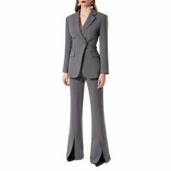 Isabella Baltic Grey Blazer By Aggi -Aggi Elegant Store qf3qi4sf1et1unouig7f